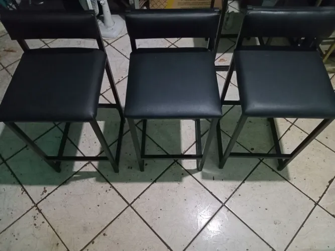 Banquetas industriais almofadadas oportunidade $ 150.00