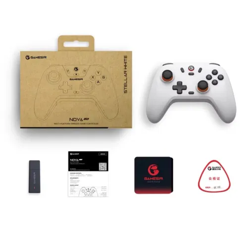 Controle Gamesir T4 NovaLite sem Fio para Pc Switch Android Ios Steam Celular