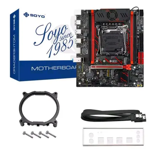 Placa Mãe Soyo X99 D4 LGA2011-3 - DDR4, Nvme