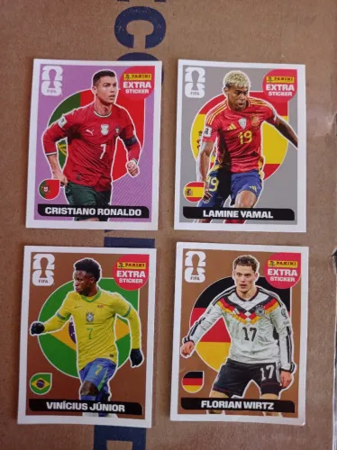 Figurinha extras da copa 2026