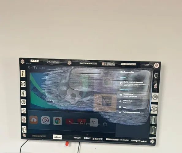 TV Sony Bravia funcionando - mancha na tela, som e HDMI OK