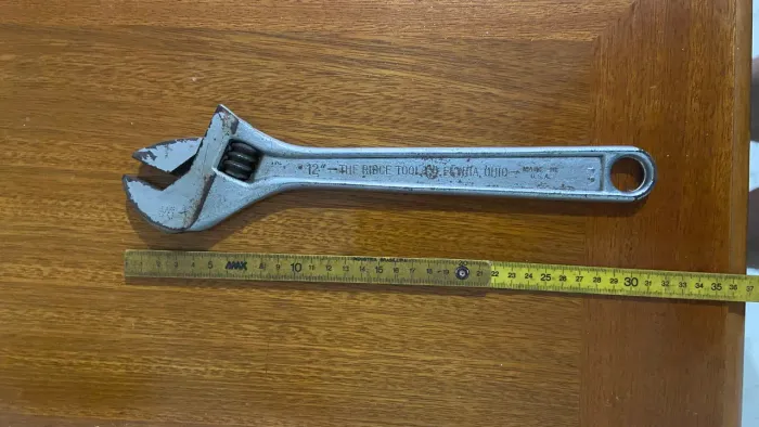 Chave ajustável RIDGID 12? (heavy duty) ? feita nos EUA