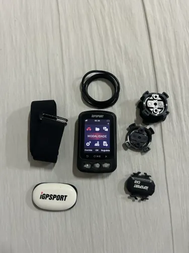 Ciclocomputador iGPSPORT iGS620 - Excelente Oportunidade com Todos os Sensores!