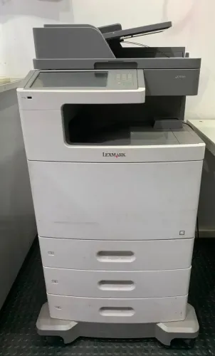 Impressora Multifuncional Lexmark X792DE Laser Colorida Profissional - PRATICAMENTE NOVA !