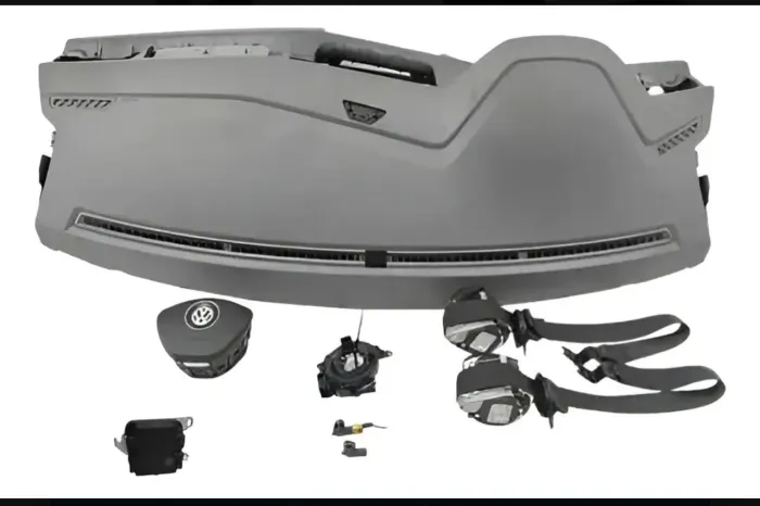 Kit airbag Virtus polo Nivus 2018/2019 em diante Cinza claro