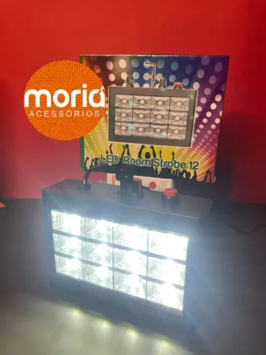 Strobo Rítmico 108 Leds Branco 108w