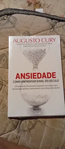 Livro Ansiedade - Augusto Cury (Novo / Lacrado na Fábrica)