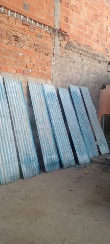 Telhas de amianto 16 peças 2.40×50 usada em ótima condição