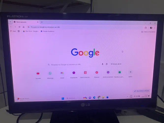 Monitor LG Flatron 18,5? - Funcionando Perfeito
