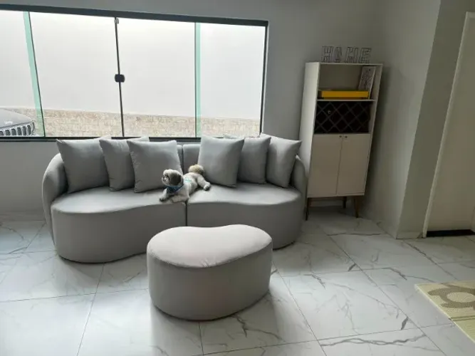 Sofá Orgânico 910 2,40m - Exclusiva Móveis (comprado em FEV 2026)