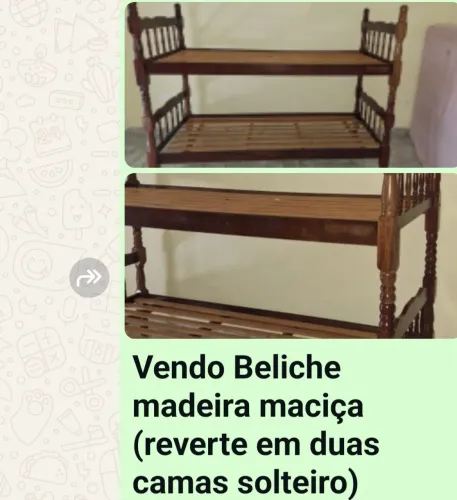Beliche madeira maciça usado
