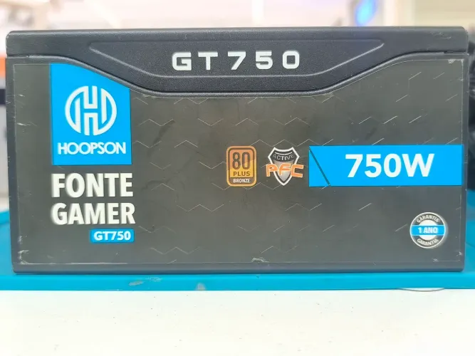 Fonte gamer Hoopson GT750 (VENDO OU TROCO)
