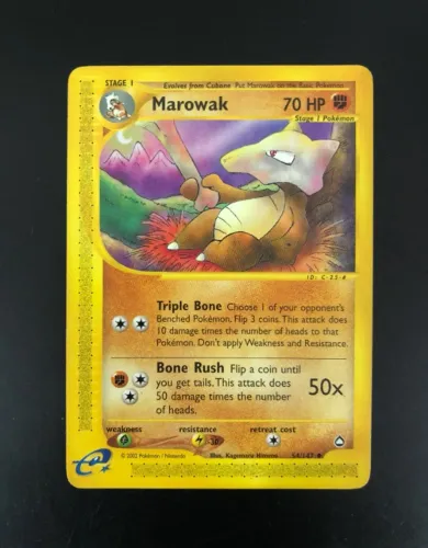 Marowak - Aquapolis - Pokemon Card