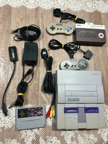 Super Nintendo completo.