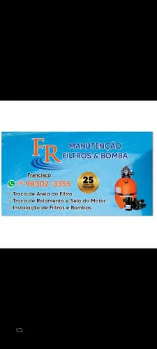 Manutenção filtros e bombas