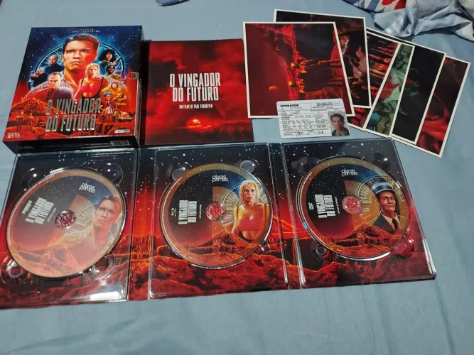 Blu Ray 4K Vingador do Futuro Obras Primas do Cinema 