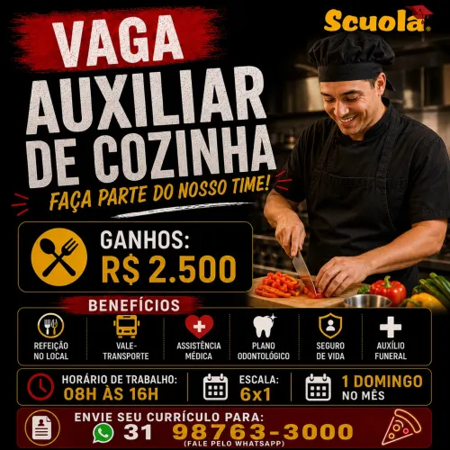 Auxiliar de Cozinha