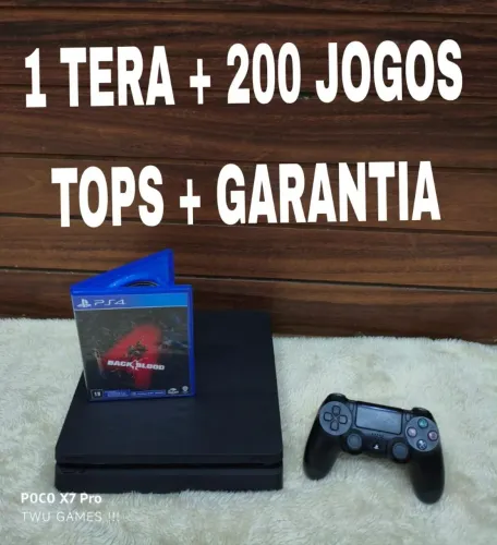 PS4 1 terá + jogos tops