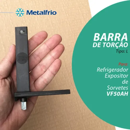 Barra De Torção 12,4x7,9cm Tipo: L Original Metalfrio Vf50ah