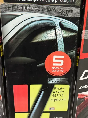 Calha de chuva tg poli para Fiesta hatch corrier 96/03 na promoção só 140,00