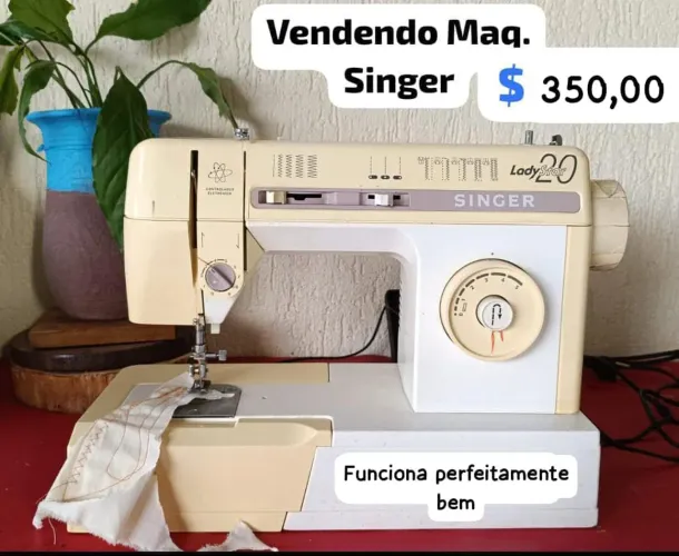 Máquina costura portátil Singer