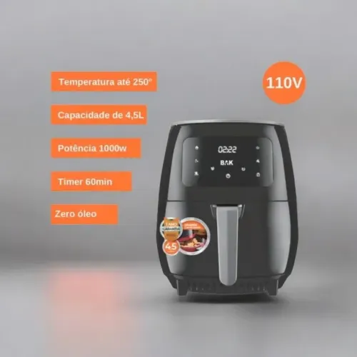 Air Fryer Ideal para o Dia a Dia 4,5 litros