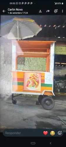VENDO CARRINHO DE CACHORRI QUENTE