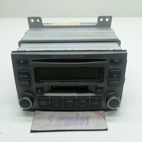 Rádio Player Hyundai Azera 3.3 V6 2008 / 2009 N961803l502b9