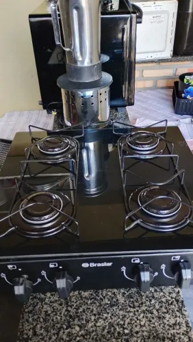 Fogão Cooktop de Mesa Portátil a Gás.