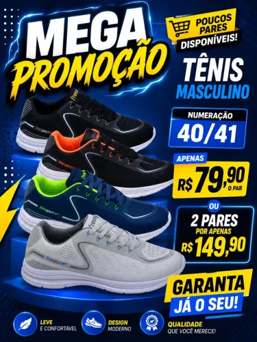 Tênis masculino 