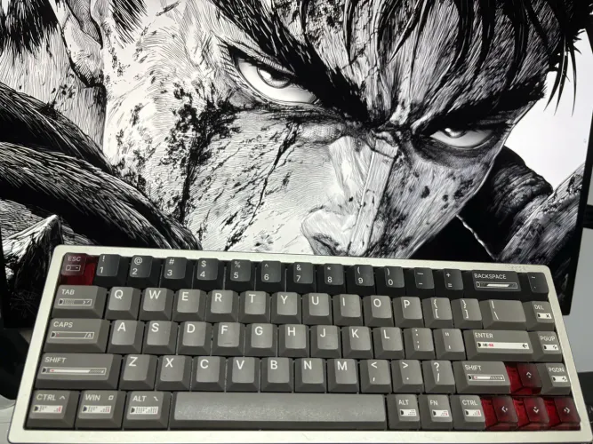 Teclado magger68 case de alumínio