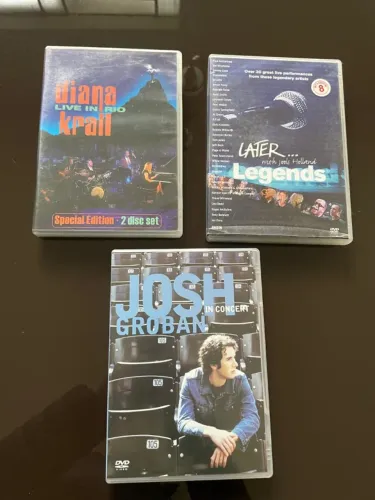 Lote DVDs musicais internacionais - jazz e concertos