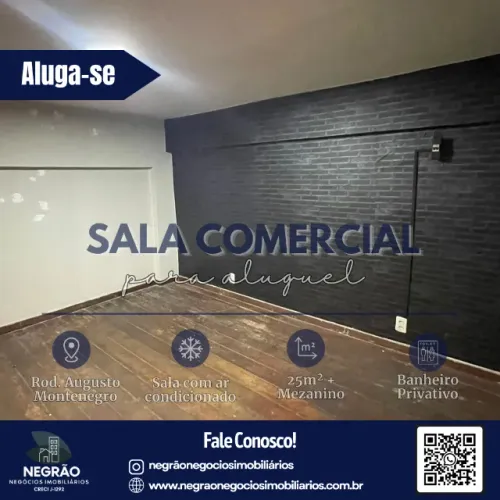 Sala comercial na Augusto Montenegro