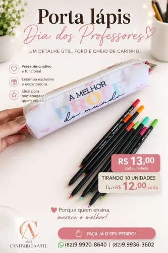 Lembrancinha para o dia dos professores siga no Instagram @cantinhodaartearapiraca