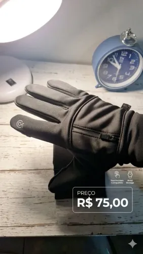 Luva para Motociclista frio inverno chuva