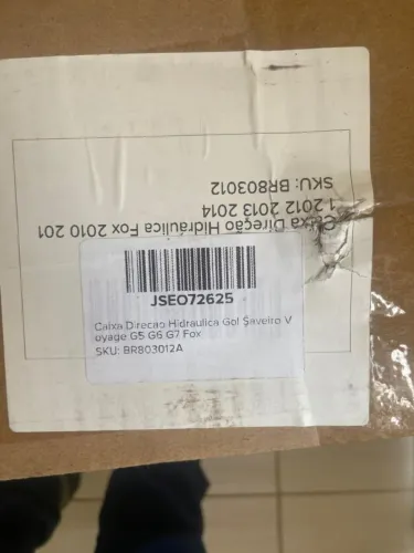 Caixa de direção hidráulica do Gol, Voyage, Saveiro e Fox do ano 2010 a 2014