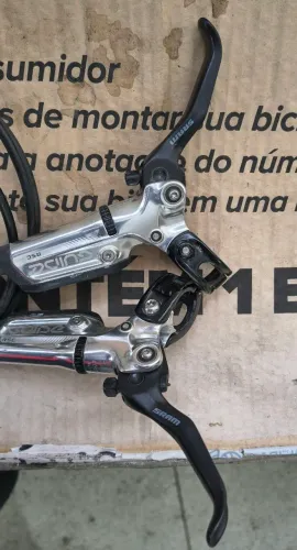 Par de freios Sram guide RSC 4 pistões abraçadeira matchmaker ótimo estado
