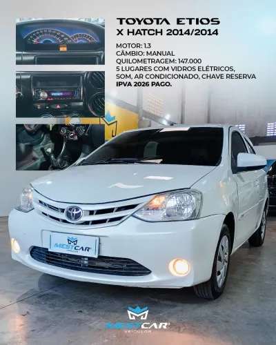 Toyota Etios 1.3 Flex 16V 5P Mec. 2014