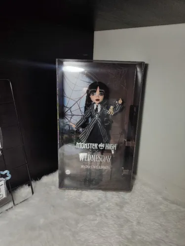 Boneca Collector Wednesday x Monster High Wandinha Addams Lacrada G1