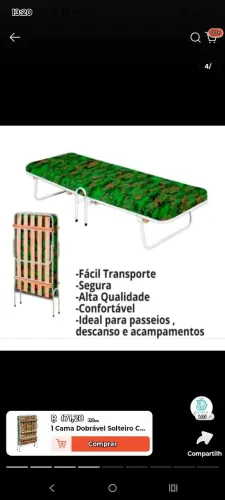 Cama portátil