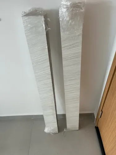 24 Tiras de mdf 6m 12cm x 1.10m cor branca