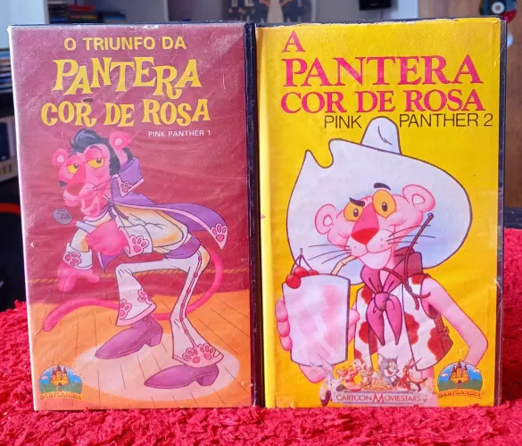 2 Fitas VHS A PANTERA COR DE ROSA 1 E 2