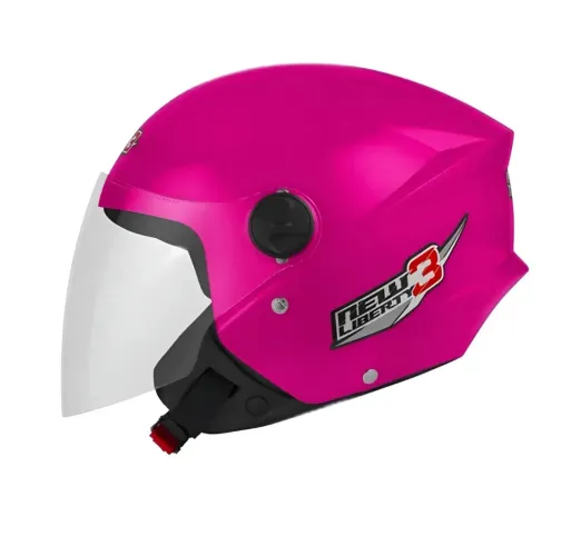 Capacete Rosa Estilo 
