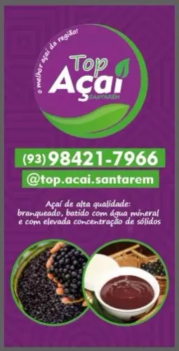 Açaí natural em Santarém 