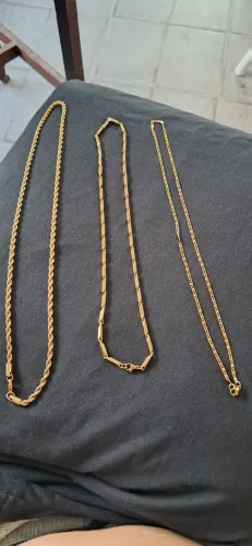 Corrente com banho de ouro -banho de ouro