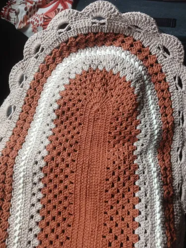 Tapetes de croche artesanal
