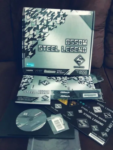 Placa Mãe B550 STeel Legend AM4 DDR4
