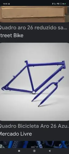 Quadro de bike aro 26(foto ilustrativa mas igual a real mesmo)