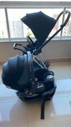 3x1 CONJUNTO CARRINHO + BEBÊ CONFORTO CYBEX PLATINUM - IMPORTADO Macro Baby OPORTUNIDADE