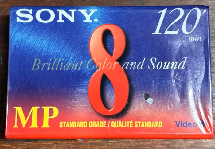 Fita Sony para Filmadora 8mm 120 min MP Standard